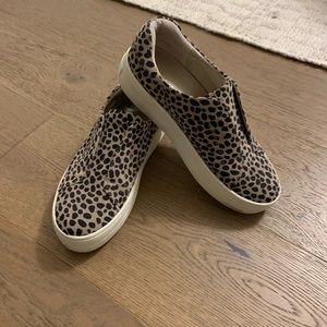 J SLIDES Heidi Platform Animal Print Sneakers